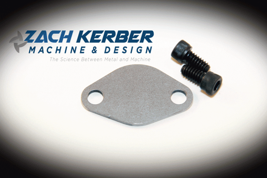 thumbnail image 2 of Mr. Gasket 1517 Fuel Pump Block-Off Plate – Fits Ford 351C, 351M, 400 – Made In USA 2 of 4