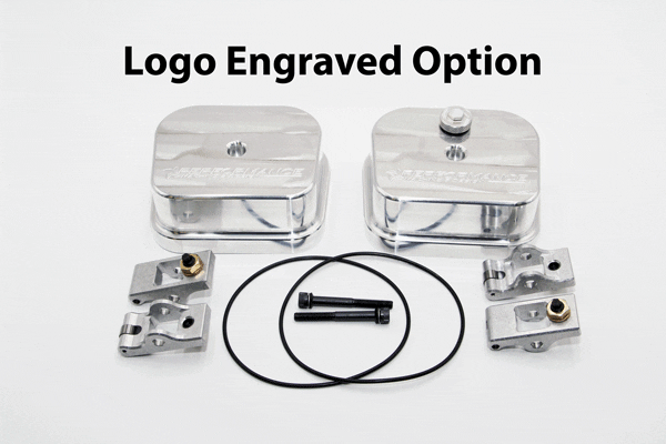 RacersProQuip MiniBike Cool Fin Valve Cover - Hi RPM Performance, Stage 1, Bolt-On, USA