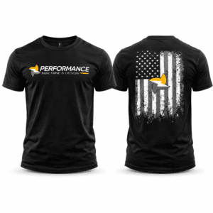 Performance Machine and Design T-shirts